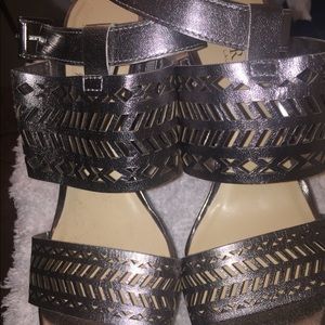 Pair wedge Ralph Lauren shoes